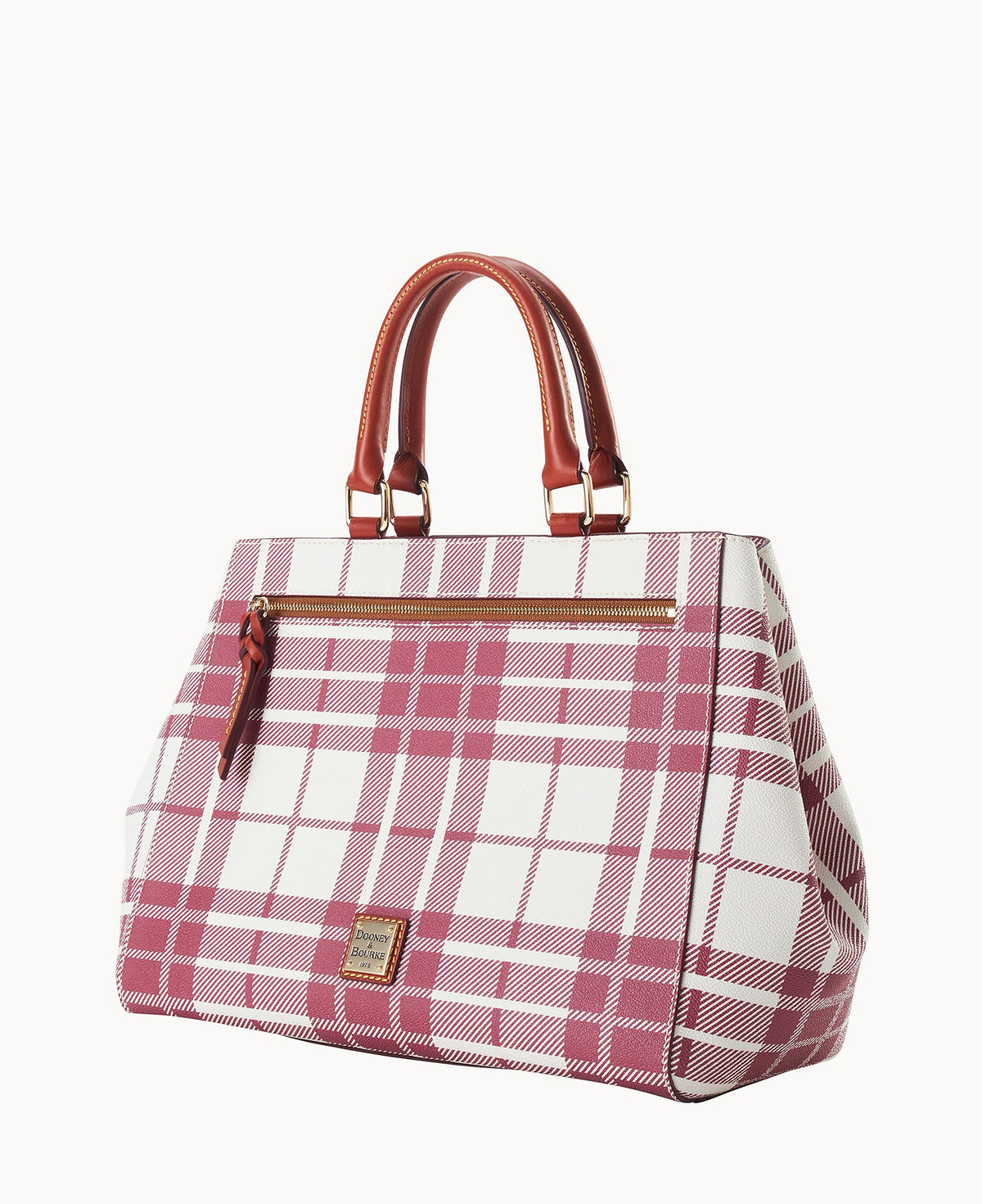 Oxford Zip Satchel