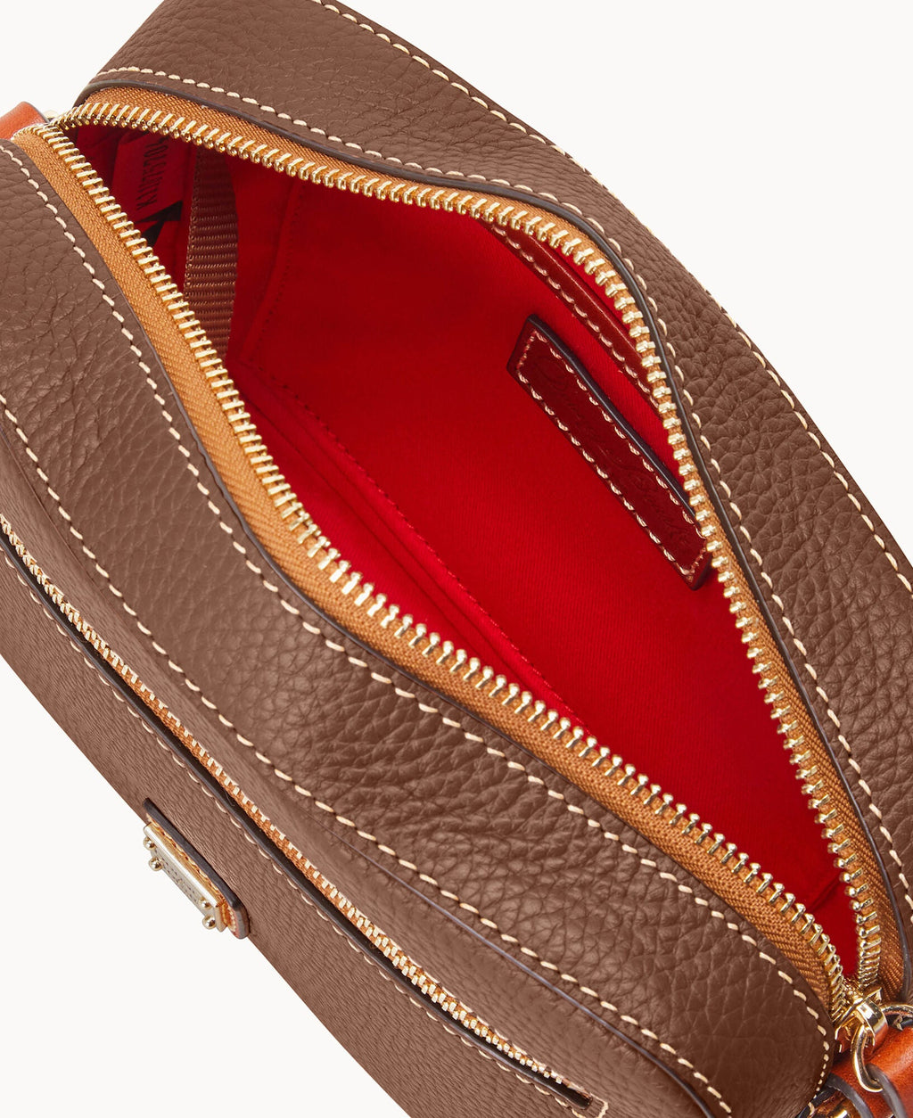 Pebble Grain Camera Zip Crossbody