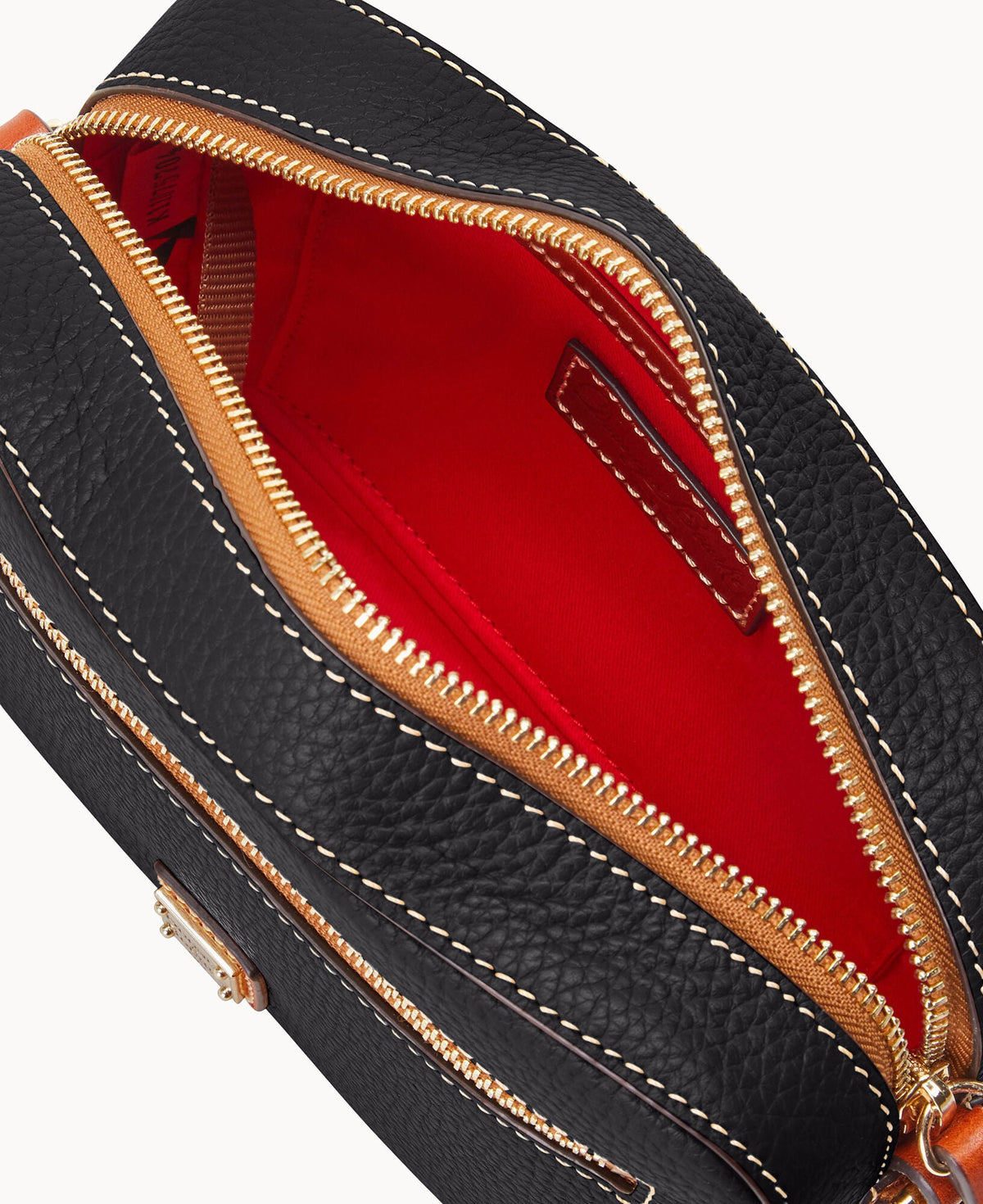 Pebble Grain Camera Zip Crossbody