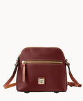Pebble Grain Domed Crossbody