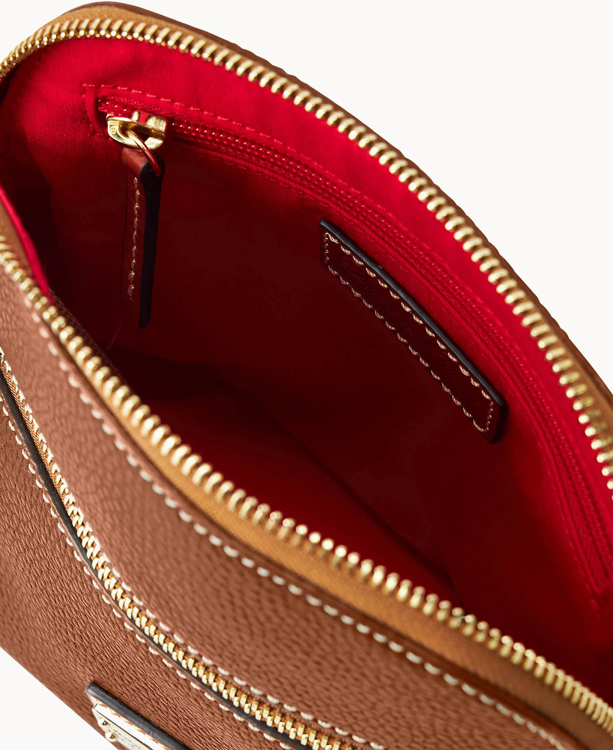 Pebble Grain Domed Crossbody