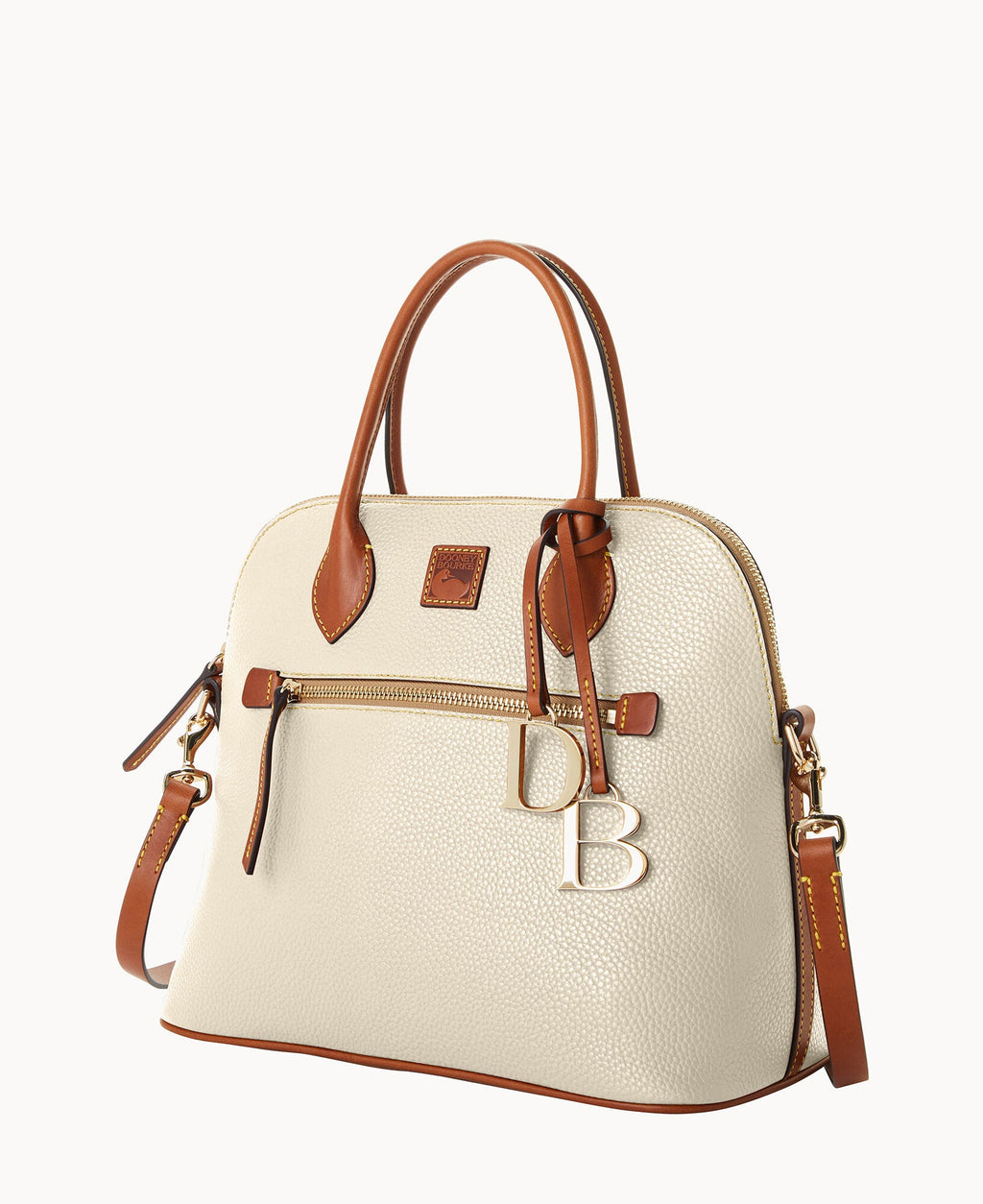 Pebble Grain Large Domed Satchel
