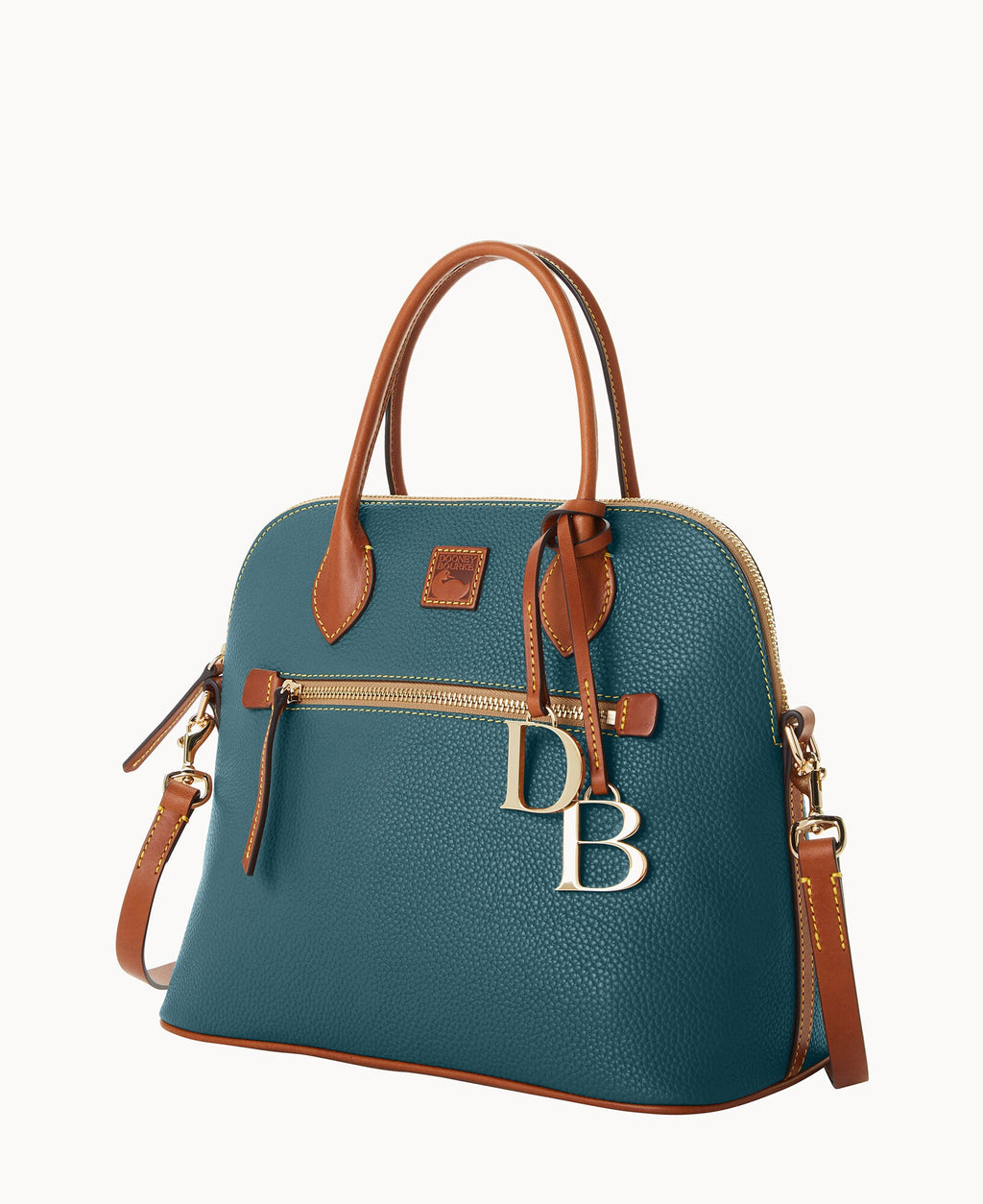 Pebble Grain Large Domed Satchel
