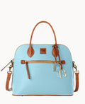 Pebble Grain Large Domed Satchel