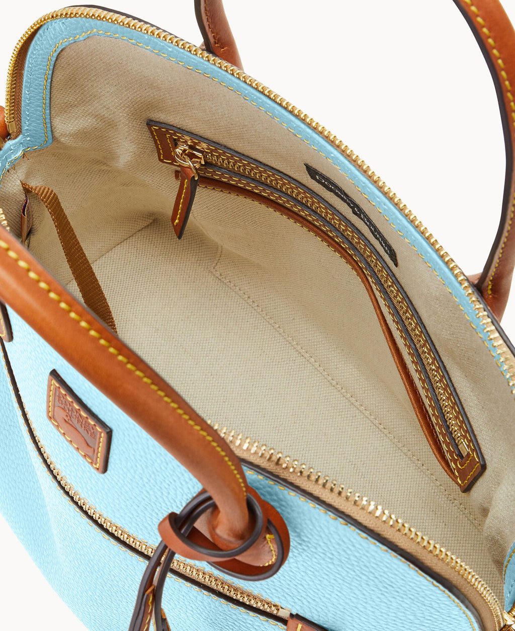 Pebble Grain Large Domed Satchel
