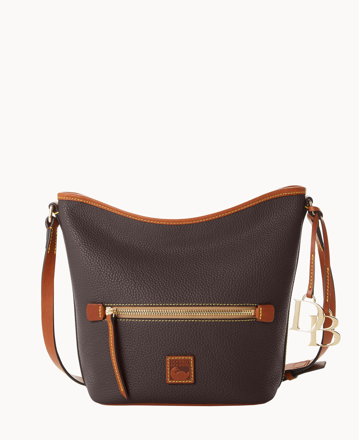 Pebble Grain Zip Sac