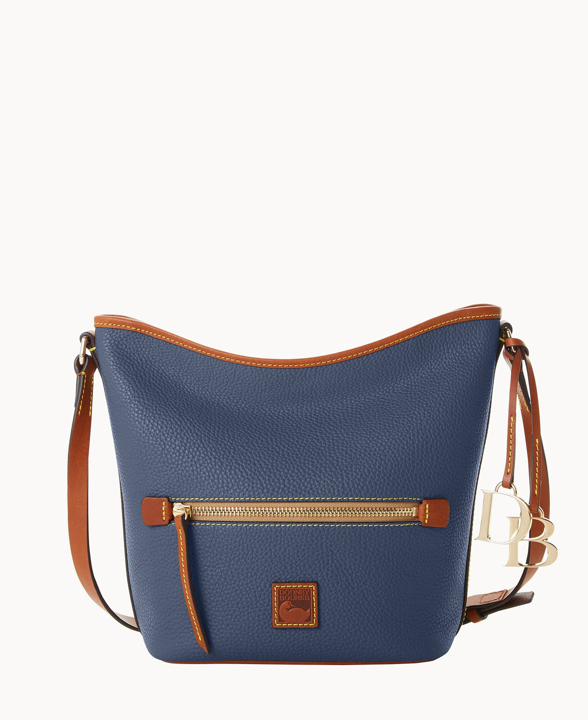 Pebble Grain Zip Sac