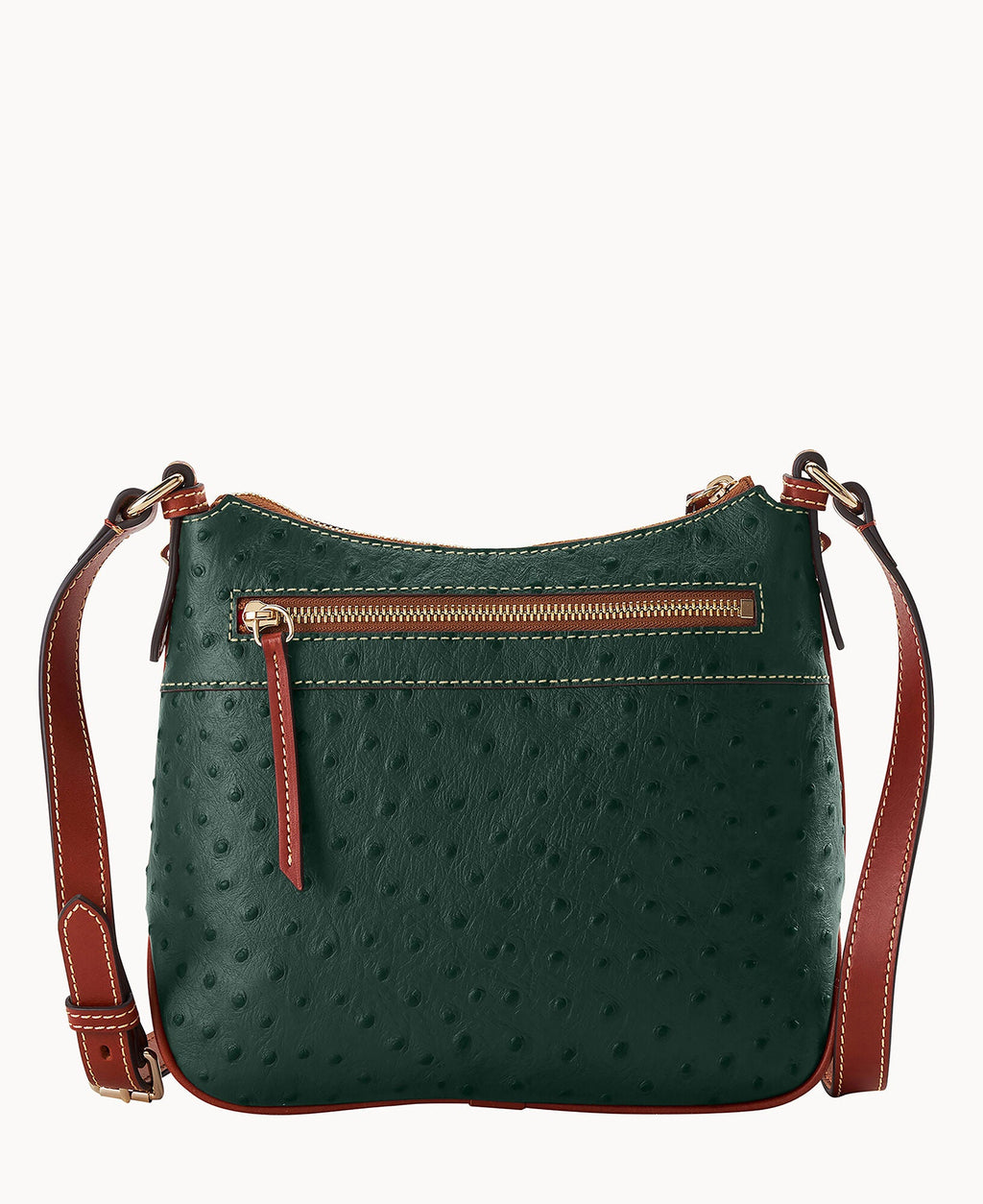 Ostrich Crossbody Hobo