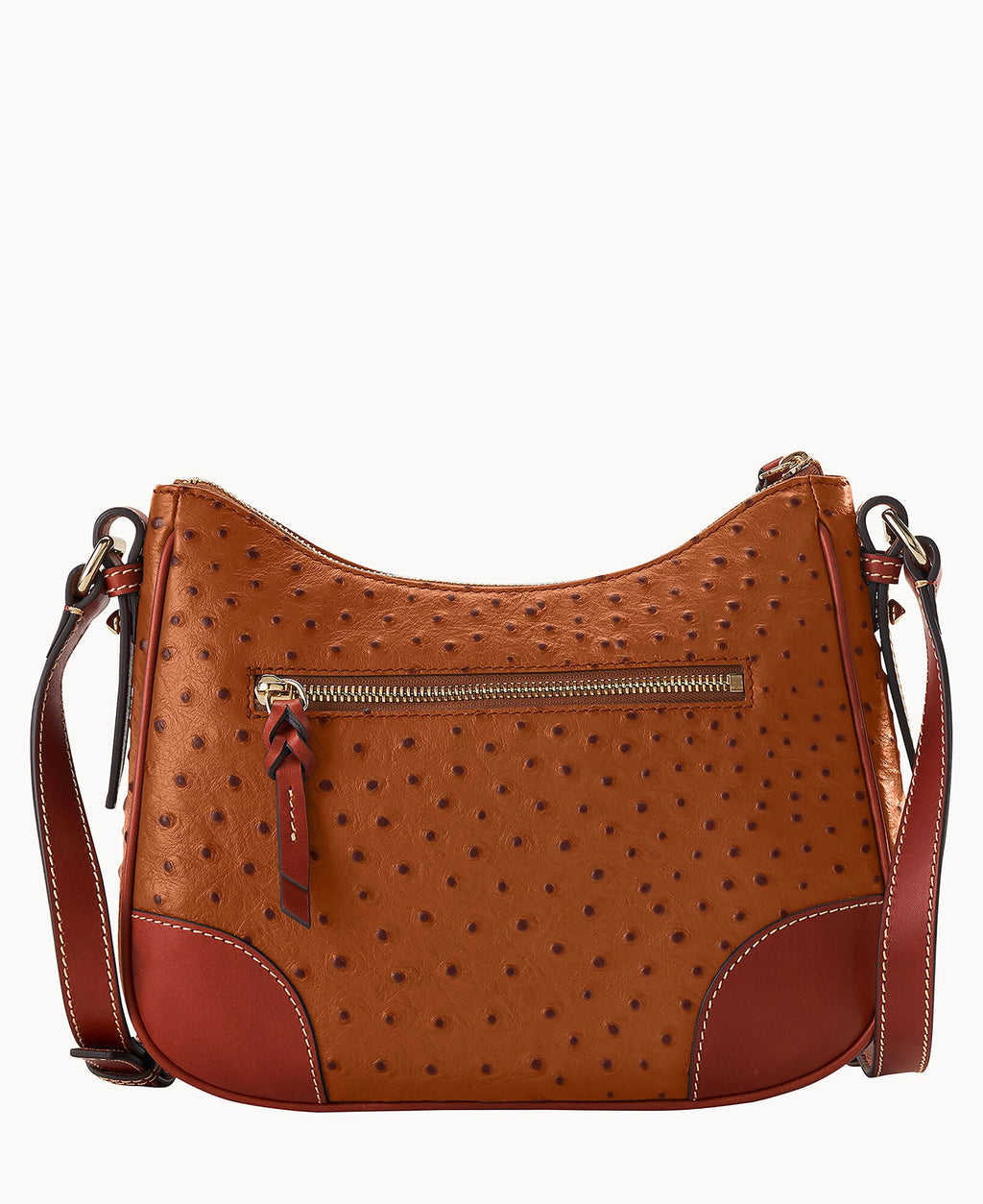 Ostrich Crossbody Hobo