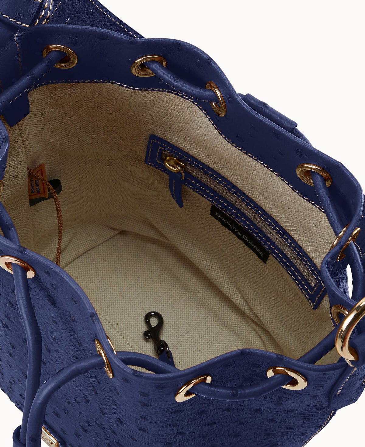 Ostrich Small Drawstring