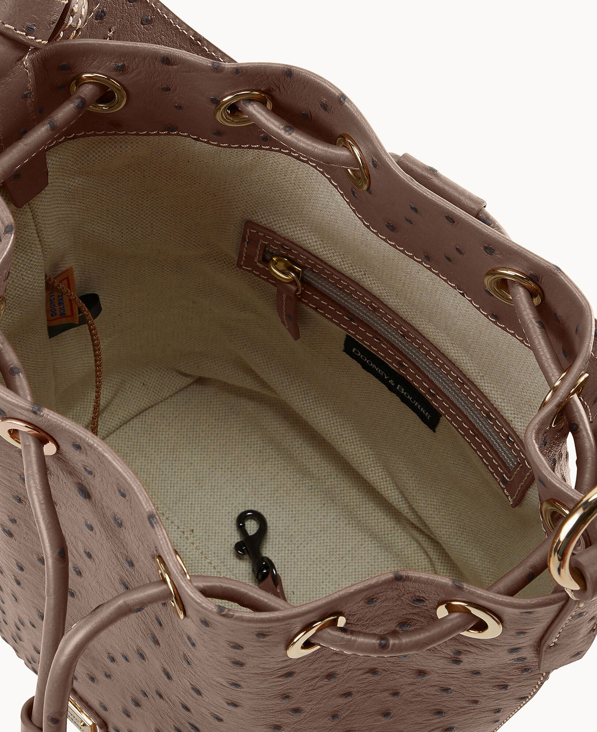 Ostrich Small Drawstring