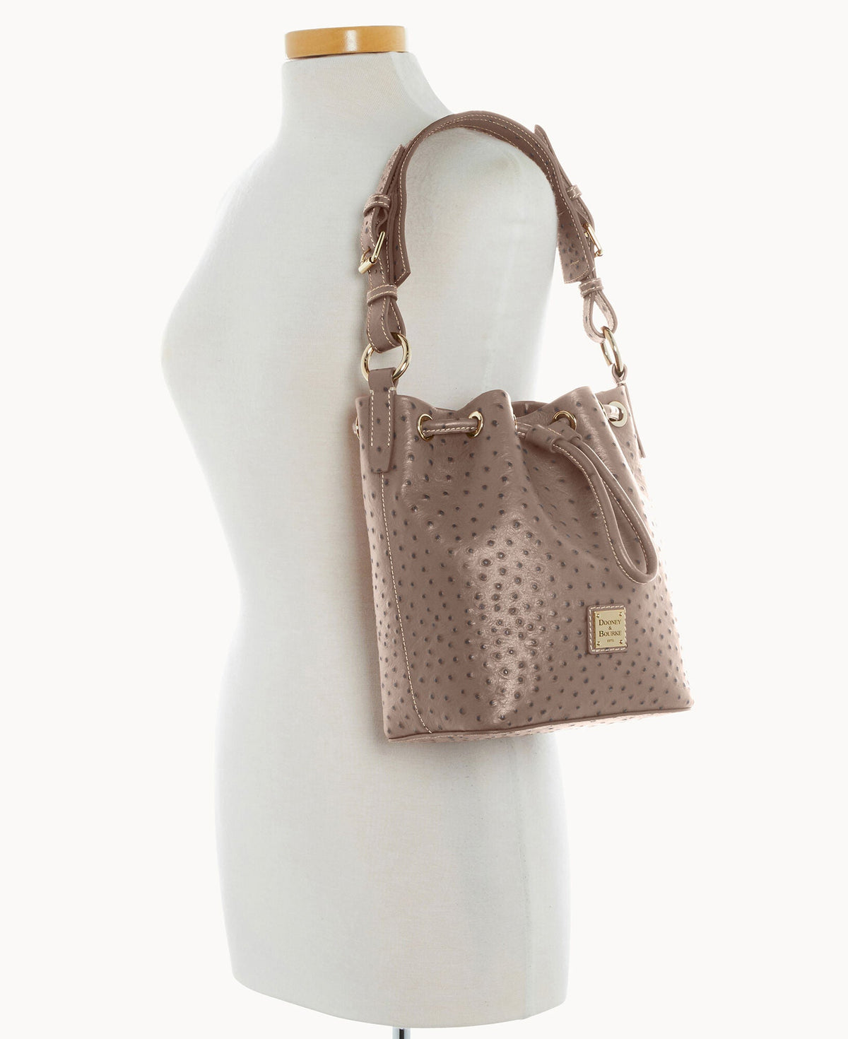 Ostrich Small Drawstring