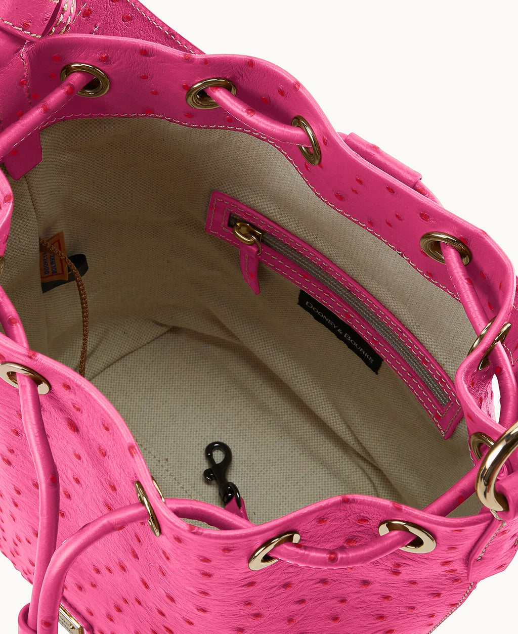 Ostrich Small Drawstring