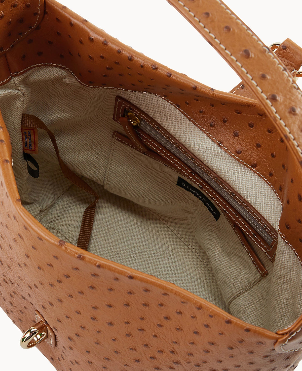 Ostrich Logo Lock Hobo