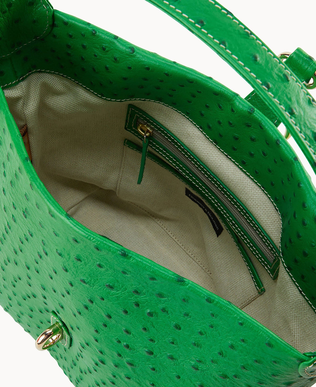Ostrich Logo Lock Hobo
