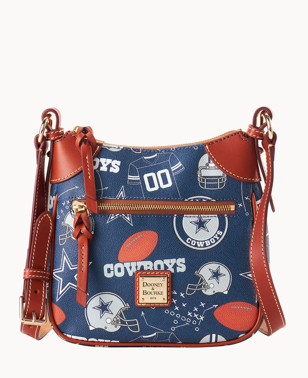 NFL Cowboys Front Zip Crossbody