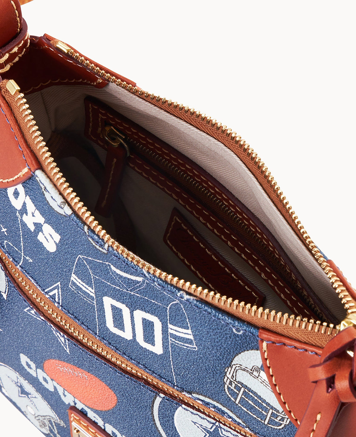 NFL Cowboys Front Zip Crossbody