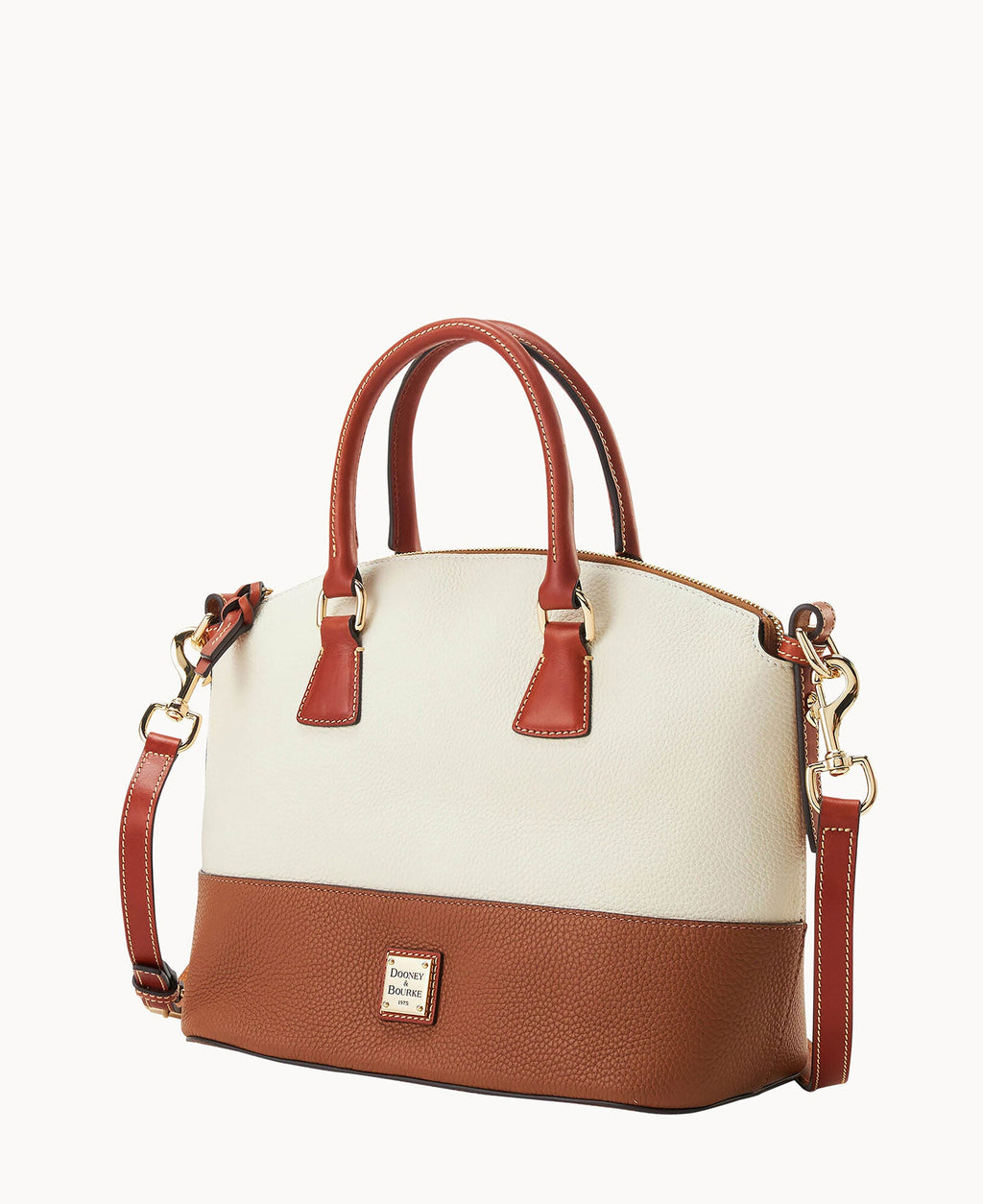 Pebble Color Block Domed Satchel