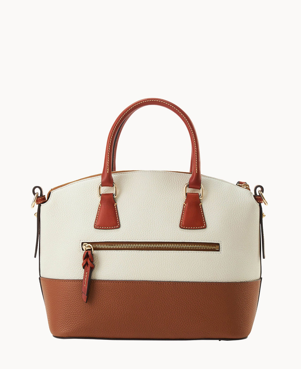 Pebble Color Block Domed Satchel