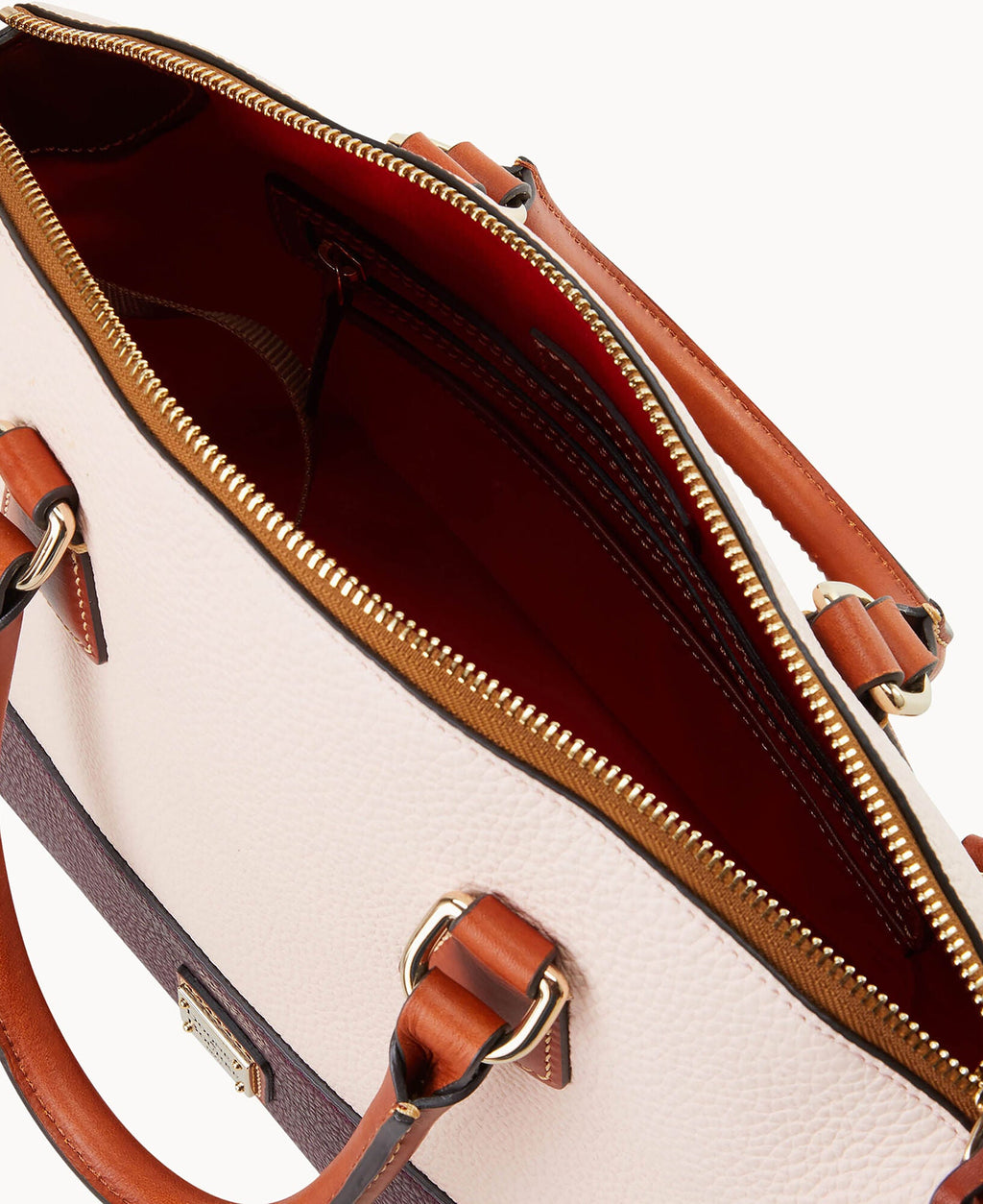 Pebble Color Block Domed Satchel