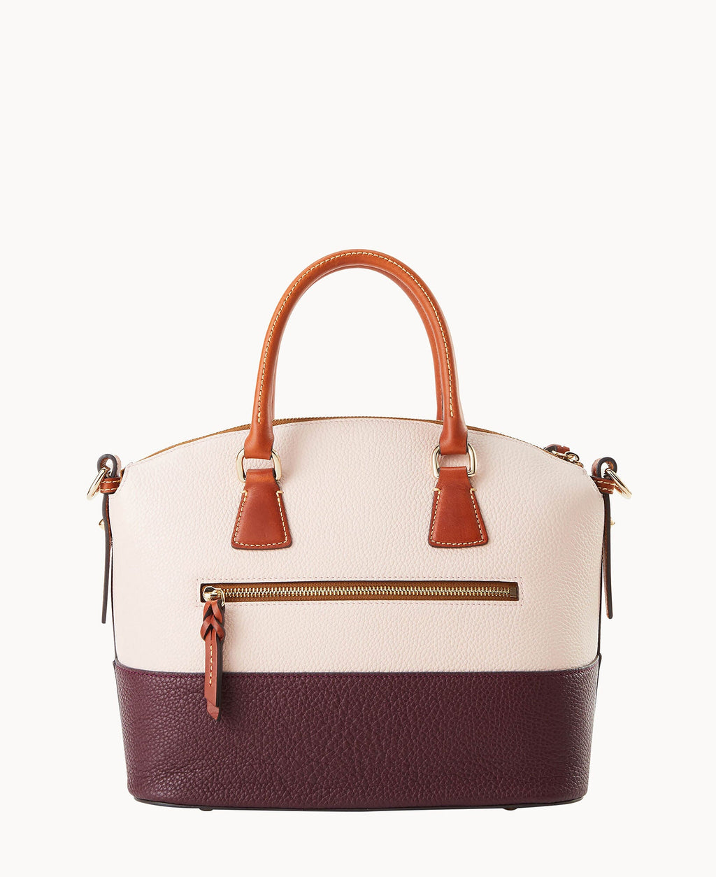 Pebble Color Block Domed Satchel