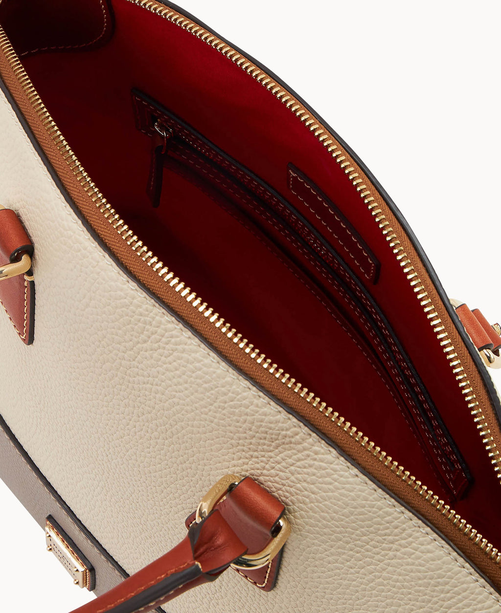 Pebble Color Block Domed Satchel