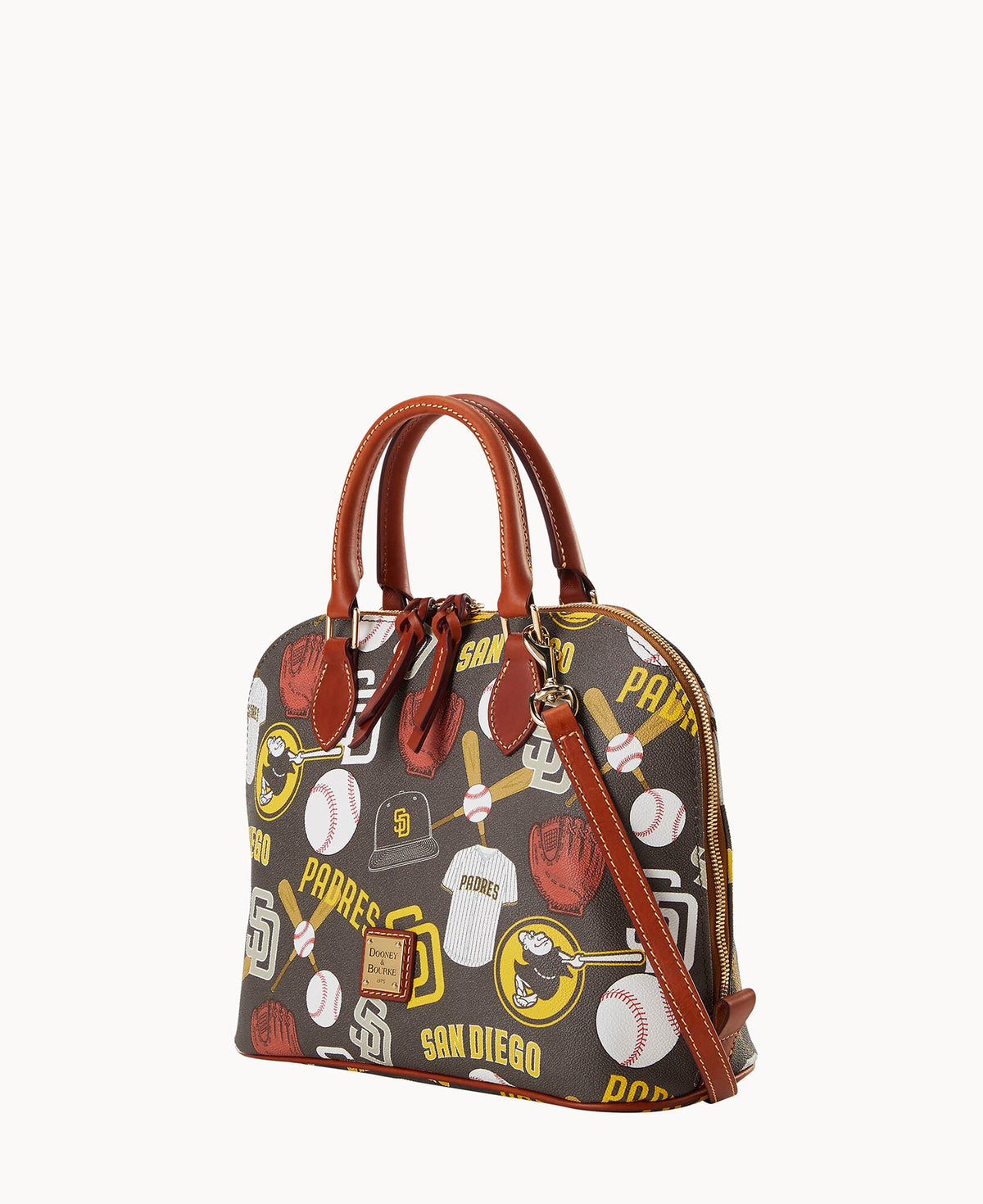 MLB Padres Zip Zip Satchel