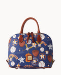 MLB Astros Zip Zip Satchel