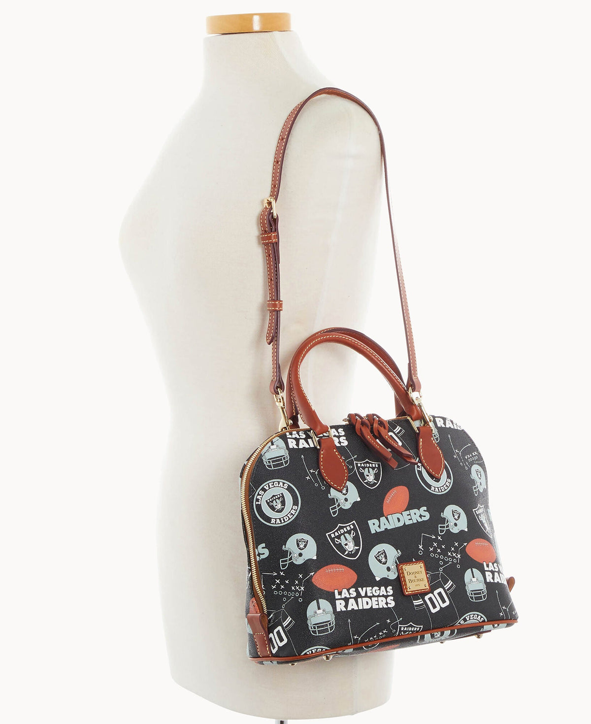 NFL Raiders Zip Zip Satchel