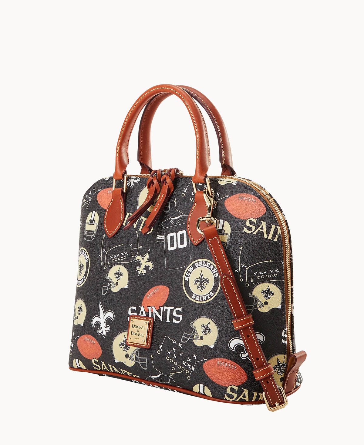 NFL Saints Zip Zip Satchel