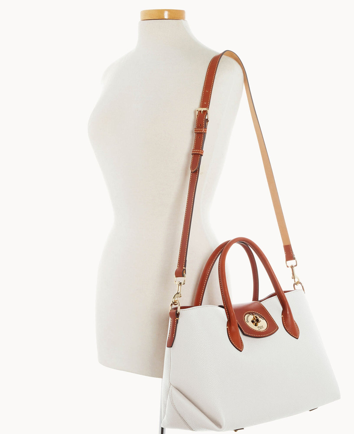 Pebble Turnlock Handle Tote 30