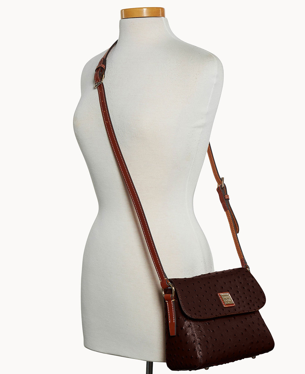 Ostrich Small Eliza Crossbody