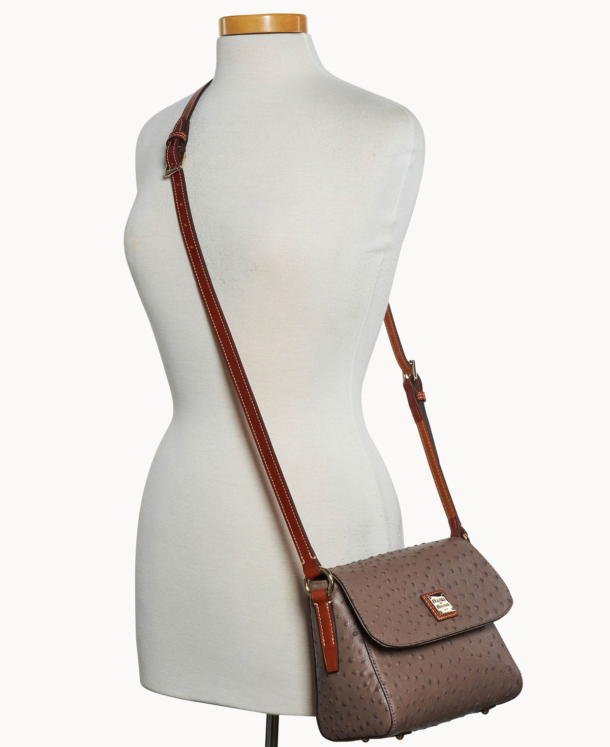 Ostrich Small Eliza Crossbody