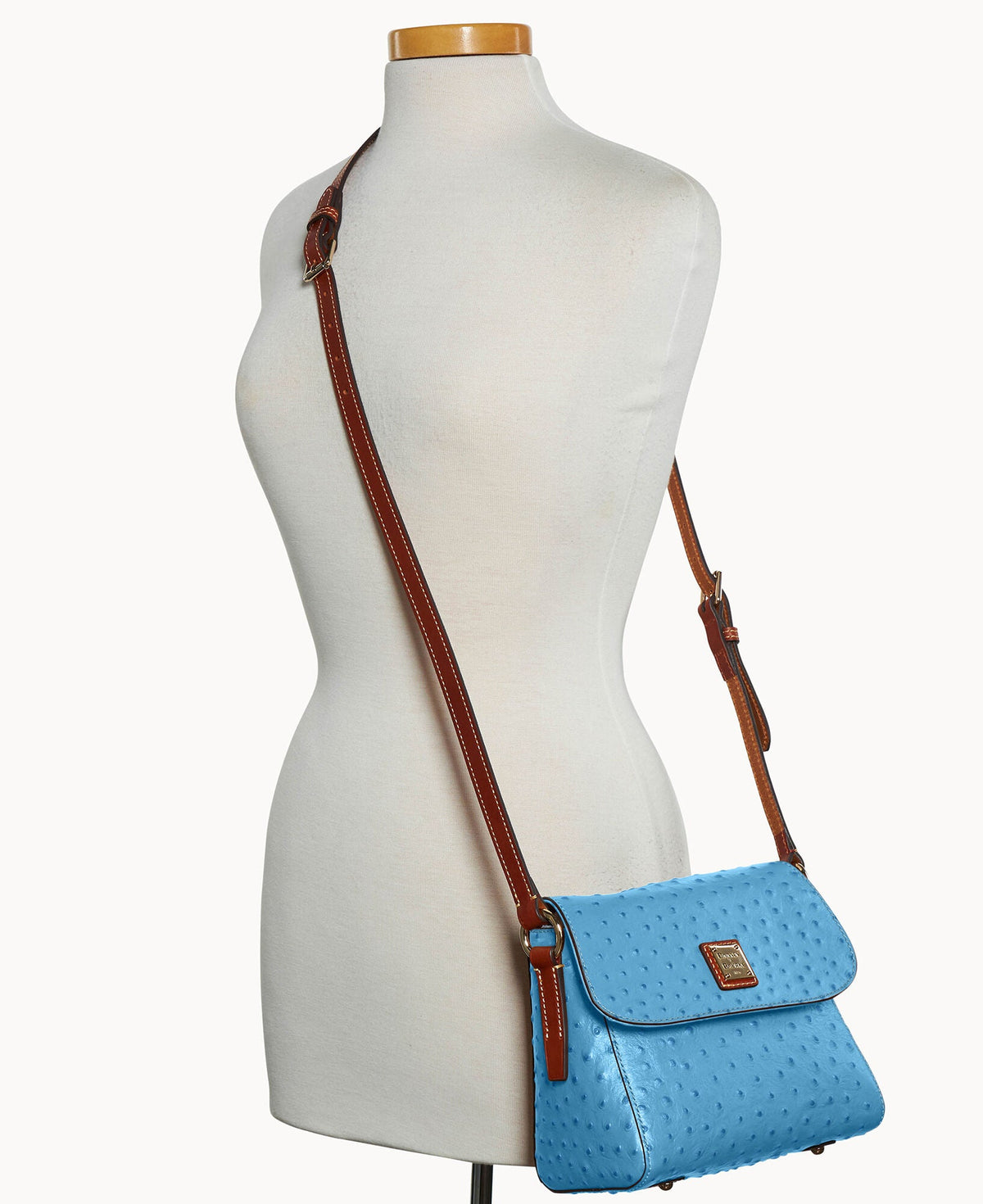 Ostrich Small Eliza Crossbody