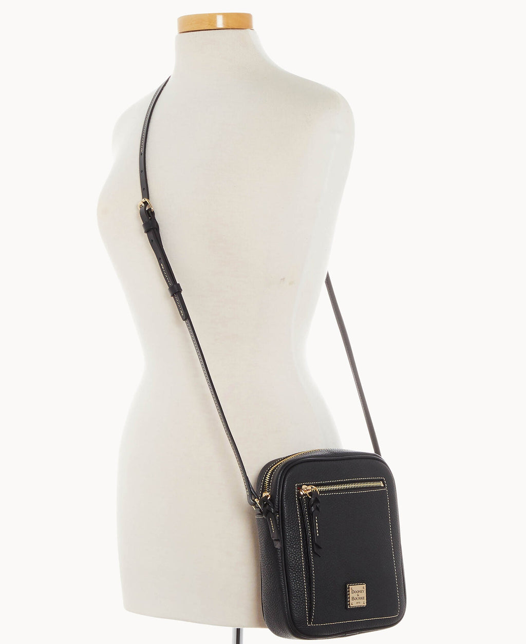Pebble Grain Camera Crossbody