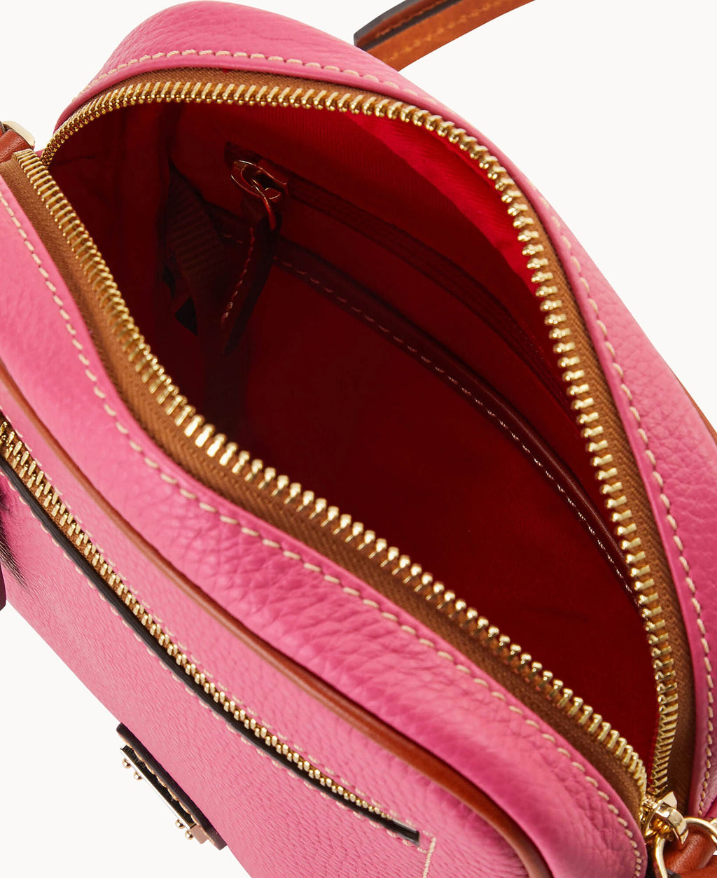 Pebble Grain Camera Crossbody