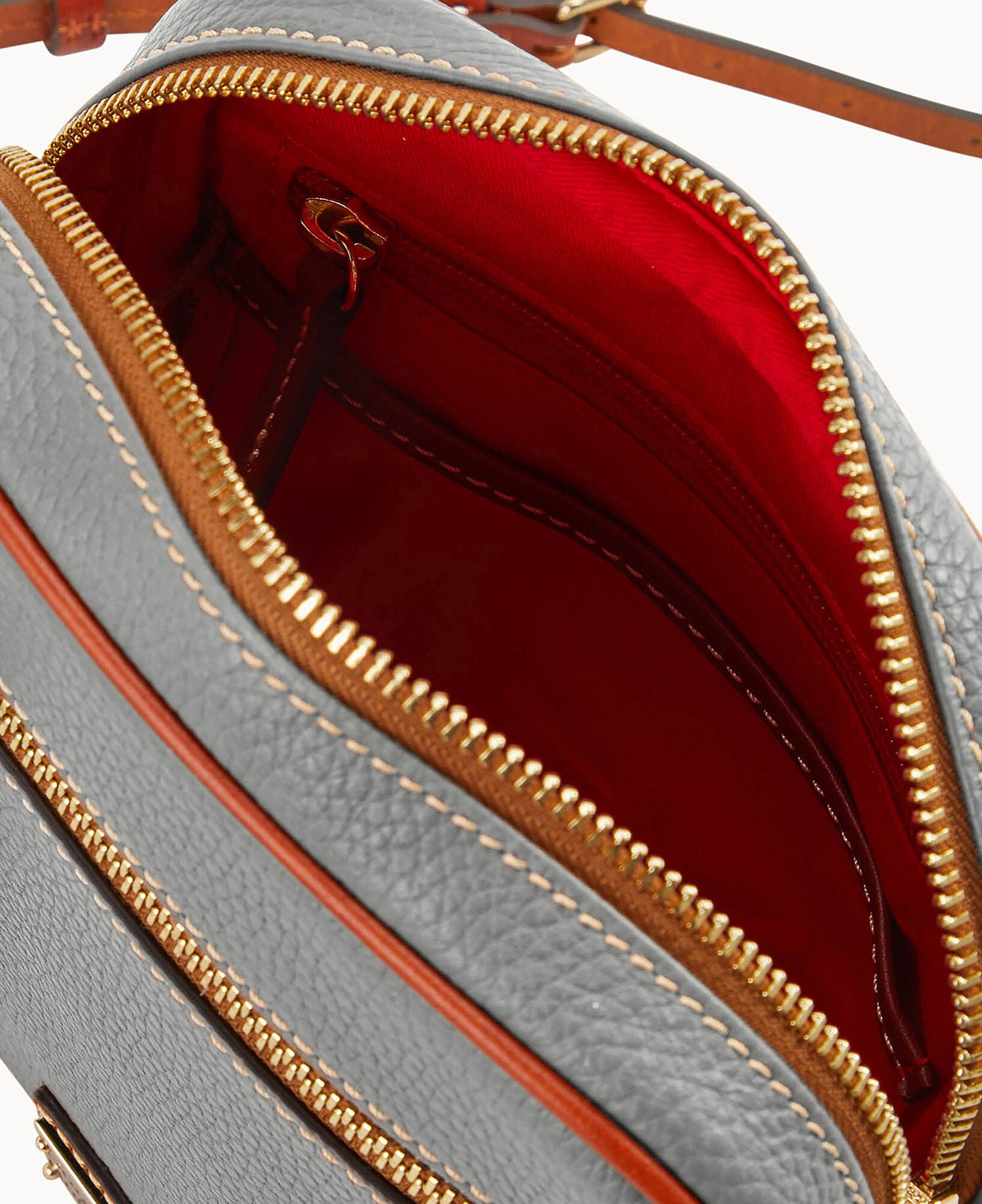 Pebble Grain Camera Crossbody
