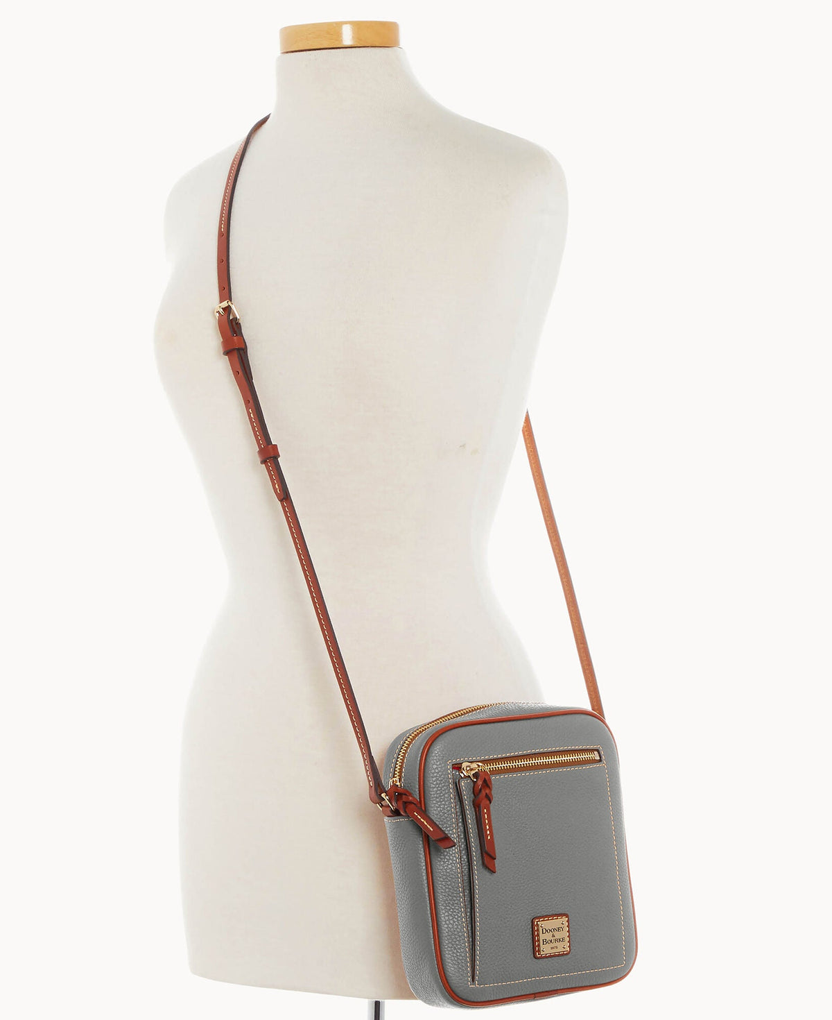 Pebble Grain Camera Crossbody