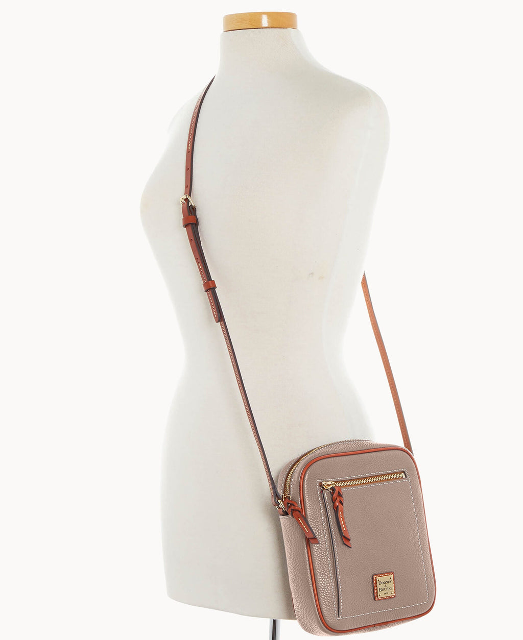 Pebble Grain Camera Crossbody