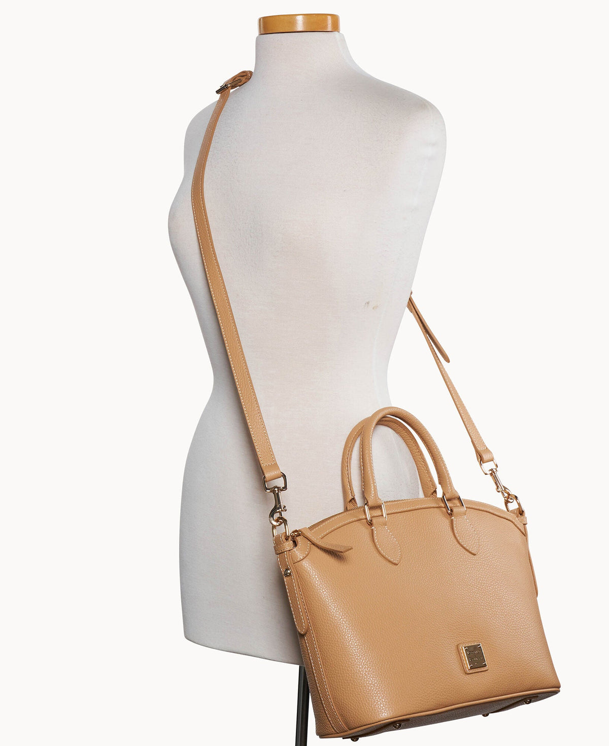 Lucca Leather Domed Satchel