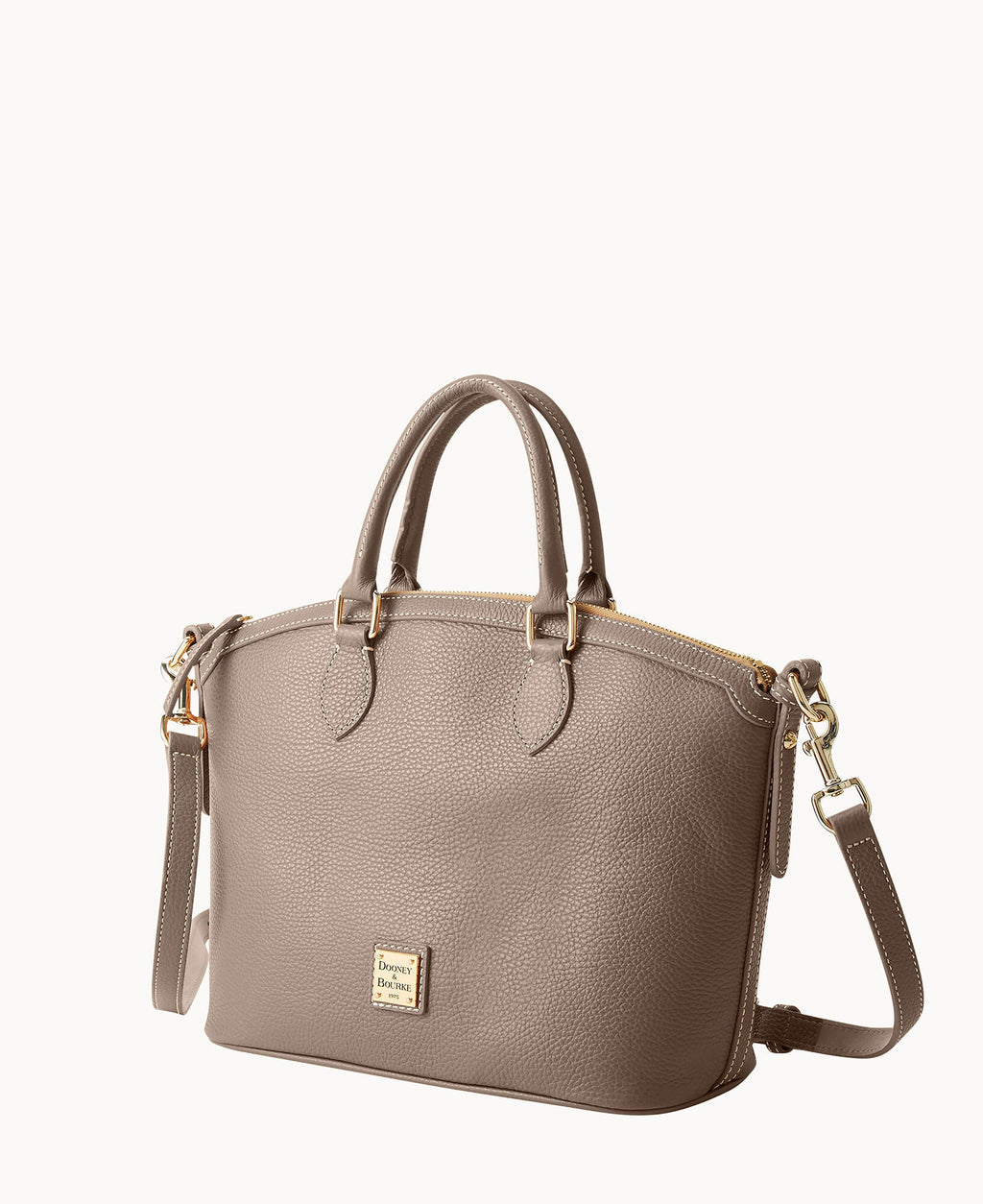 Lucca Leather Domed Satchel