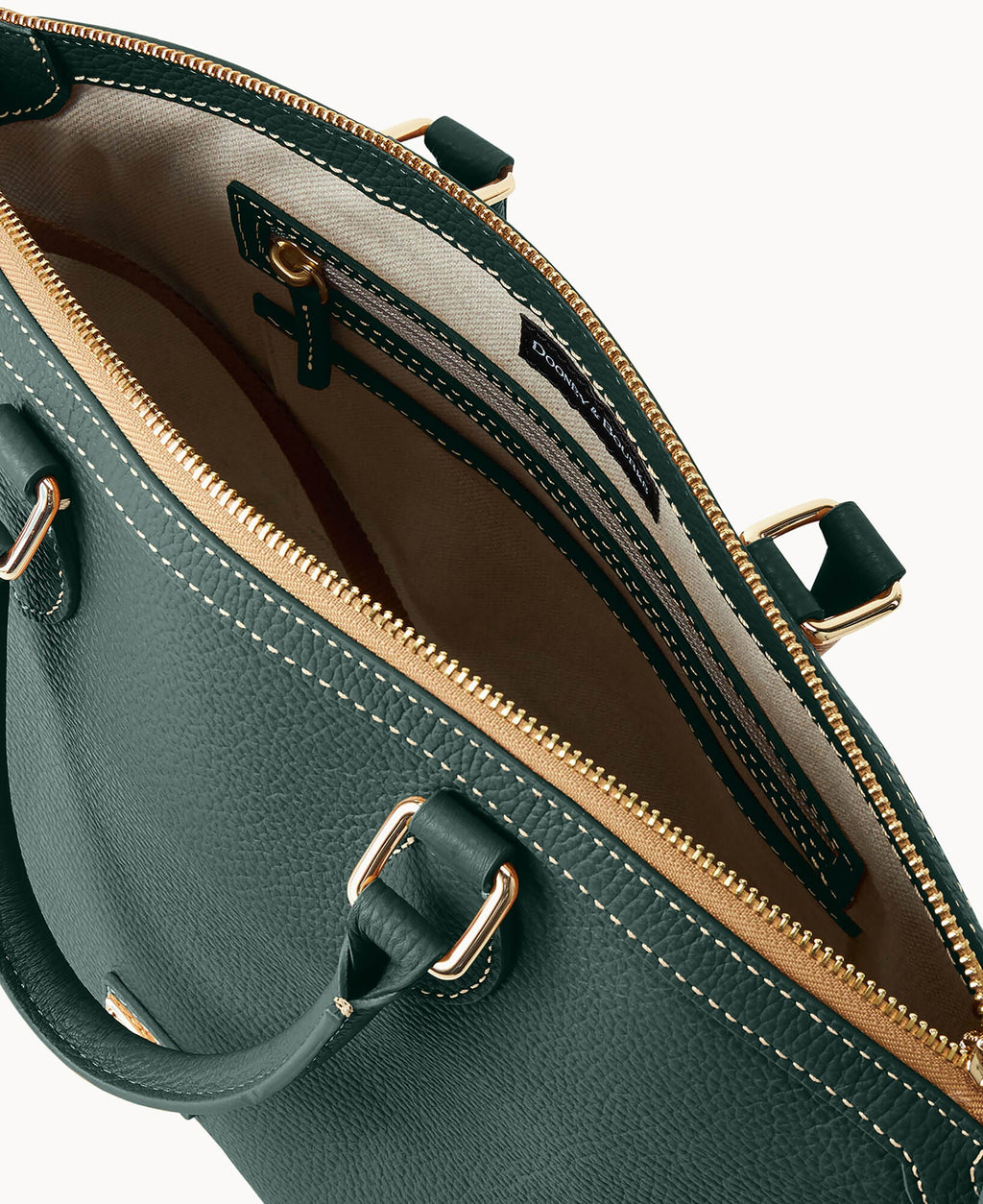 Lucca Leather Domed Satchel