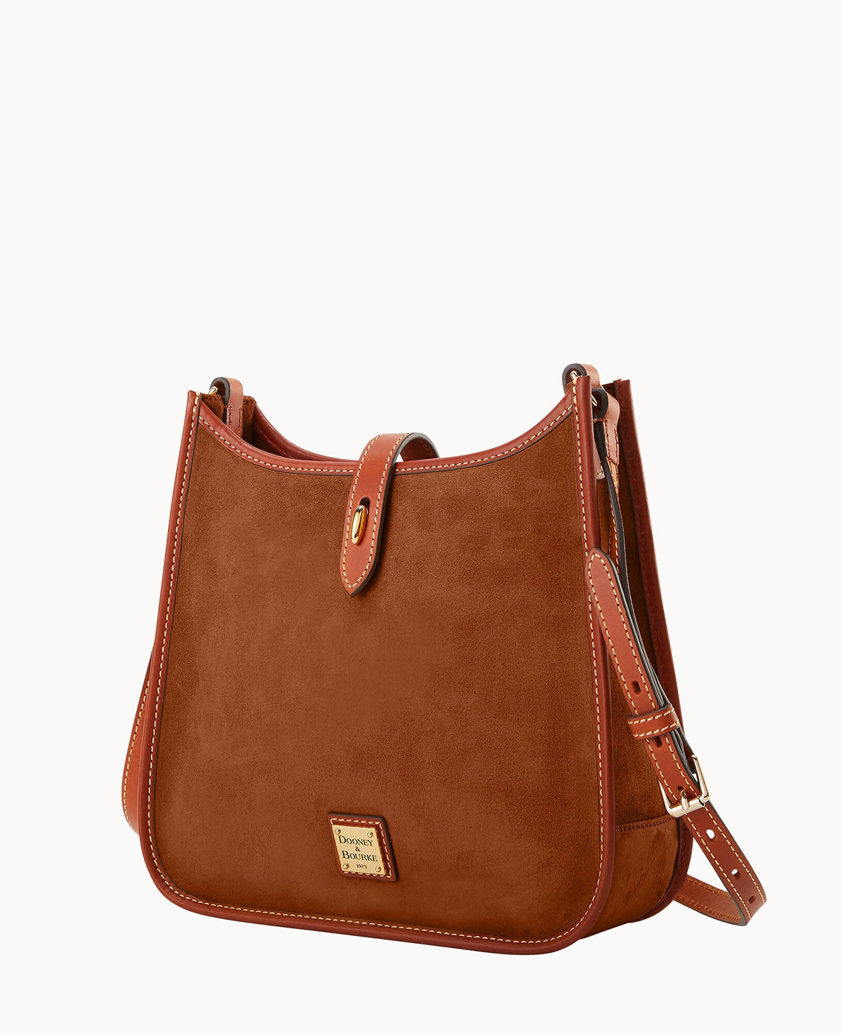 Suede Messenger Crossbody