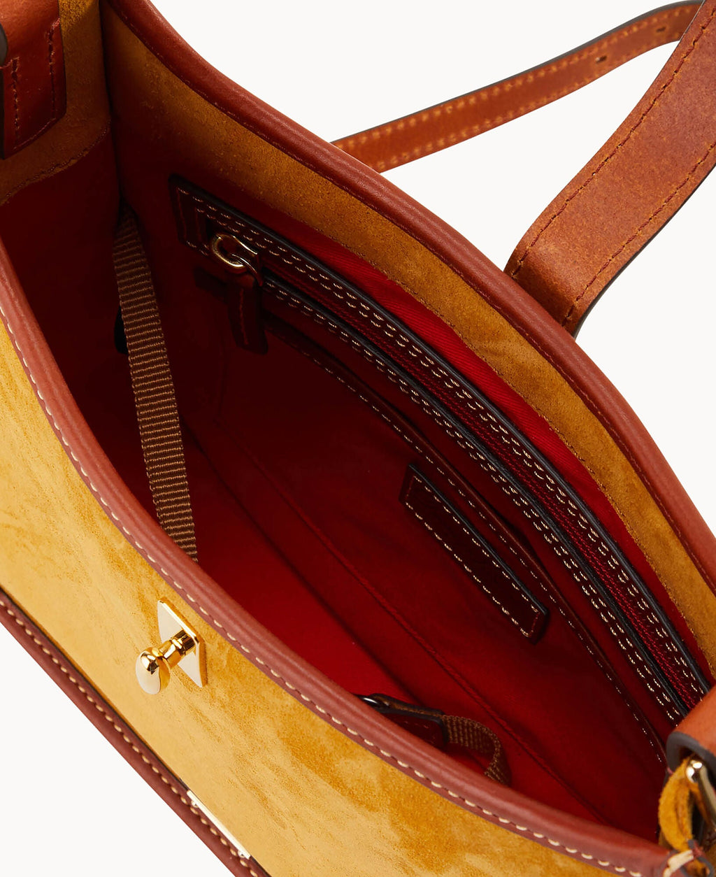 Suede Messenger Crossbody
