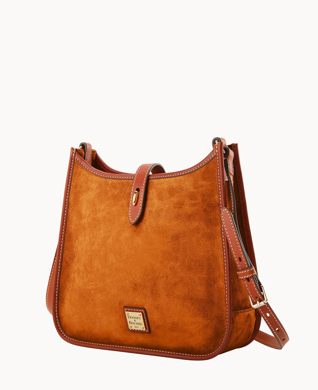 Suede Messenger Crossbody