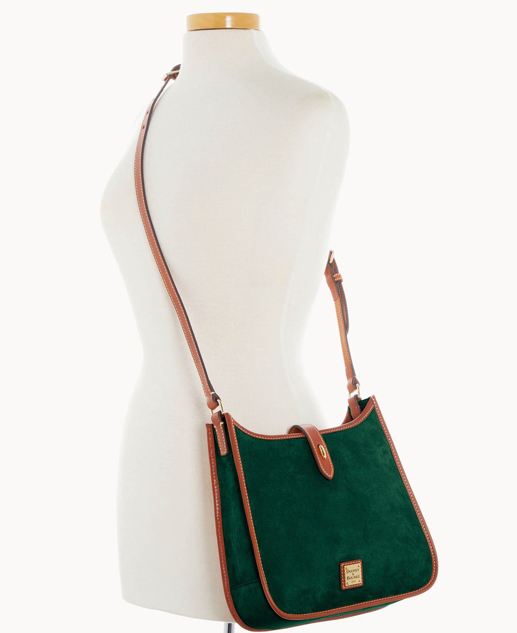 Suede Messenger Crossbody