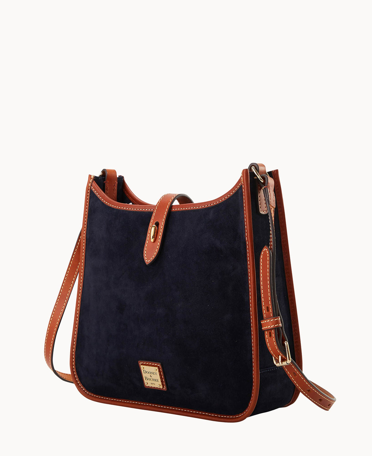 Suede Messenger Crossbody