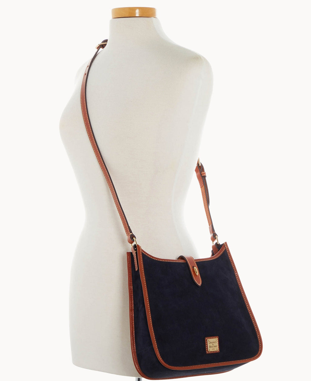 Suede Messenger Crossbody