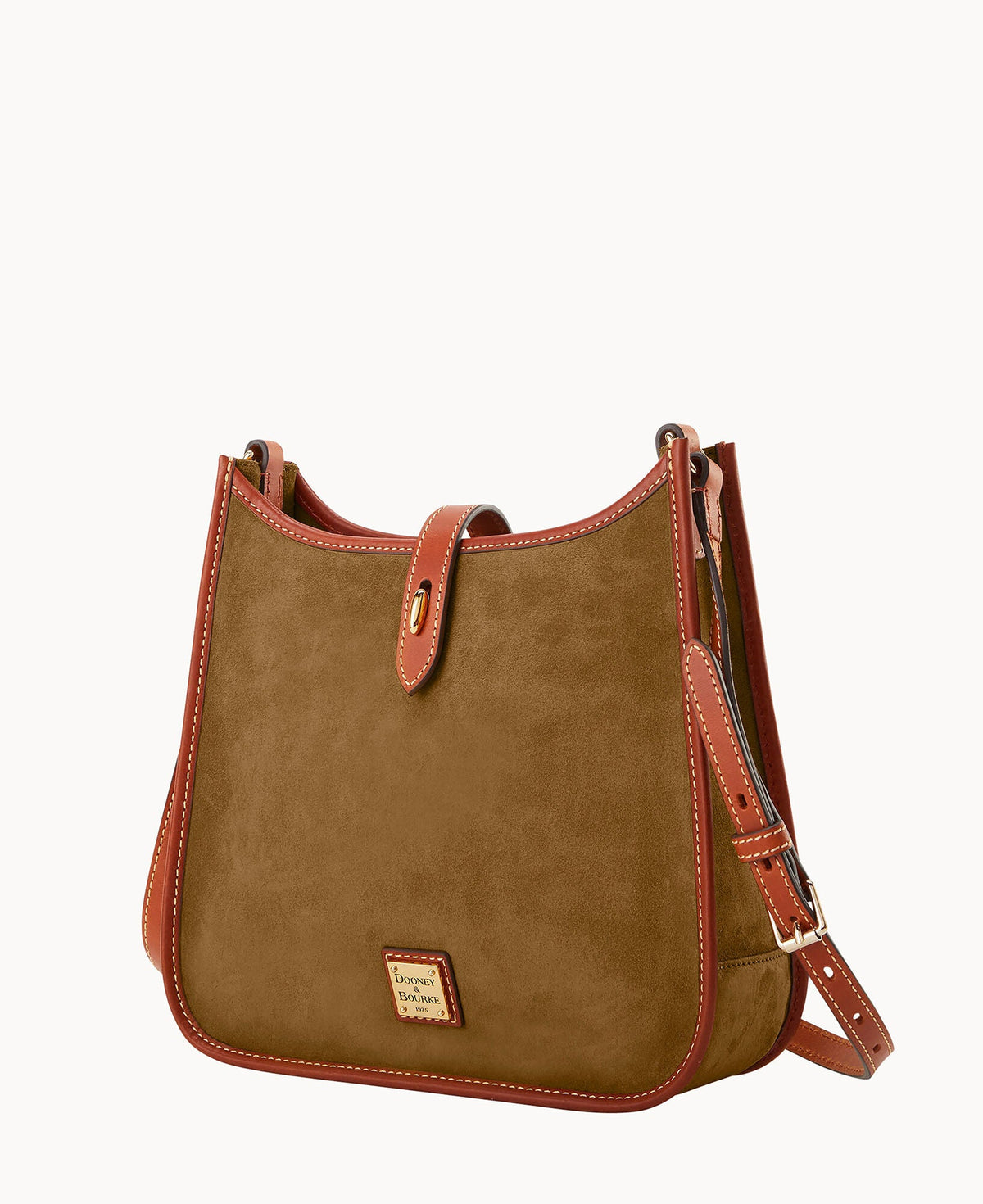 Suede Messenger Crossbody