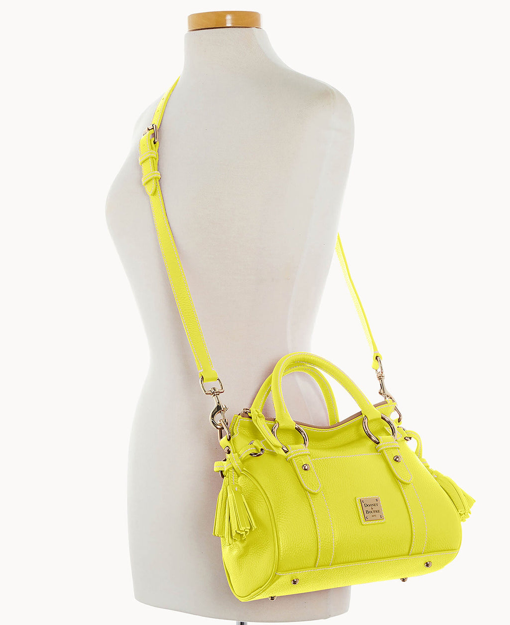 Lucca Leather Satchel With Pocket